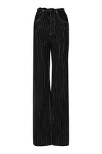 Scarlett Jeans - Black Rhinestones