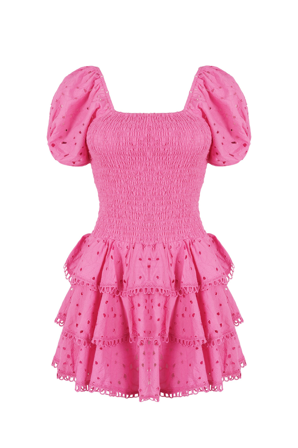 Vestido Clara - Algodón Rosa