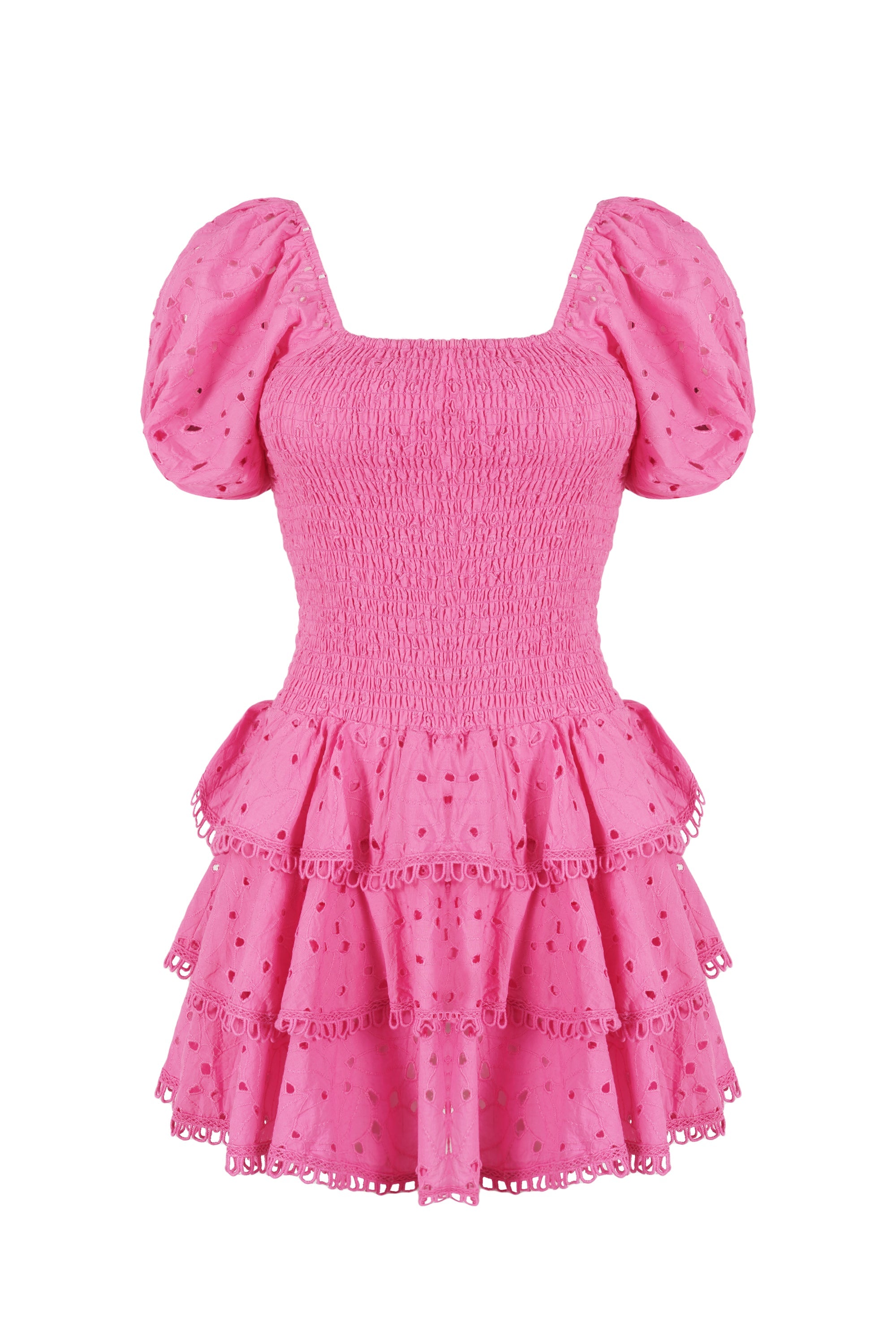 Vestido Clara - Algodón Rosa