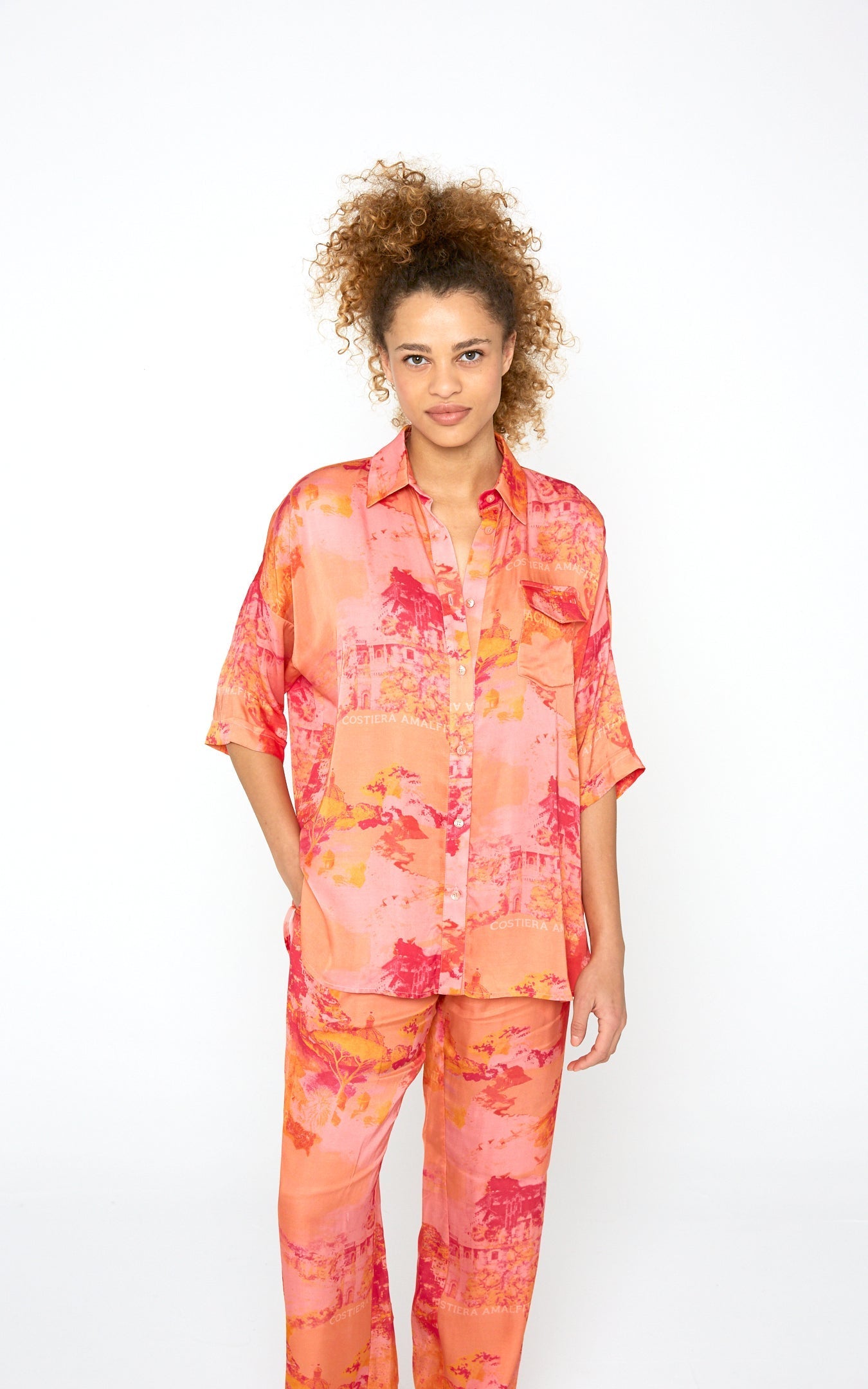 Modetrotter - Berry Carta Shirt
