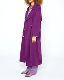 Modetrotter - Swan Molina Trench Coat - Purple