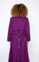 Modetrotter - Swan Molina Trench Coat - Purple