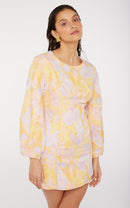 Modetrotter - Vestido amarillo Hailey Natoma