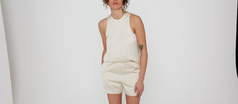 Modetrotter - Pantalón corto Elsy Lecce - Crudo