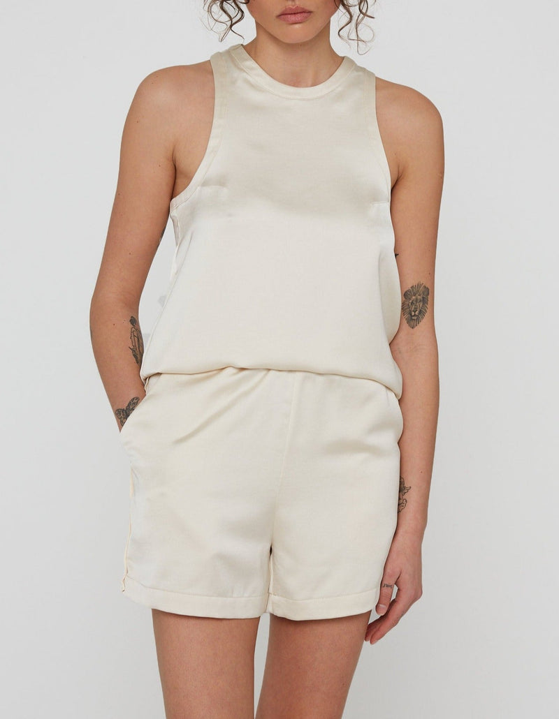 Modetrotter - Pantalón corto Elsy Lecce - Crudo