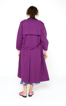 Modetrotter - Swan Molina Trench Coat - Purple