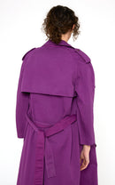 Modetrotter - Swan Molina Trench Coat - Purple