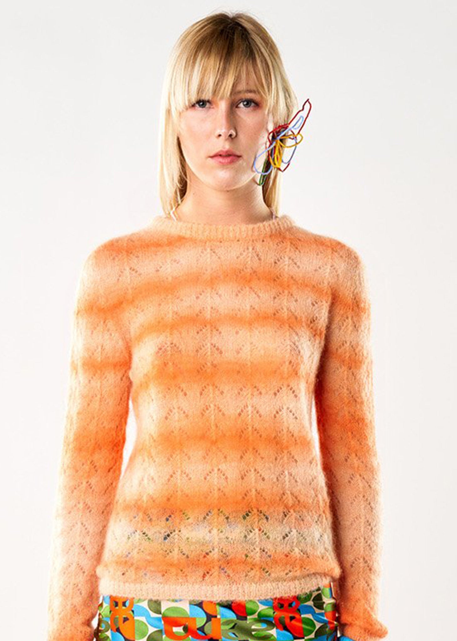 Moe Orange Sweater