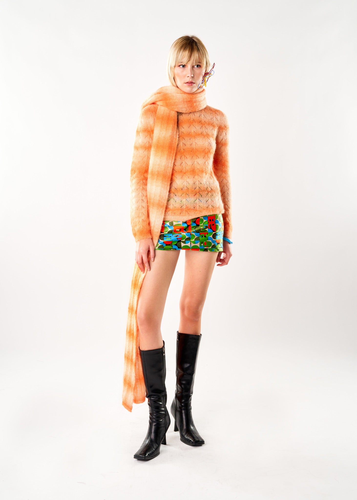 Moe Orange Sweater