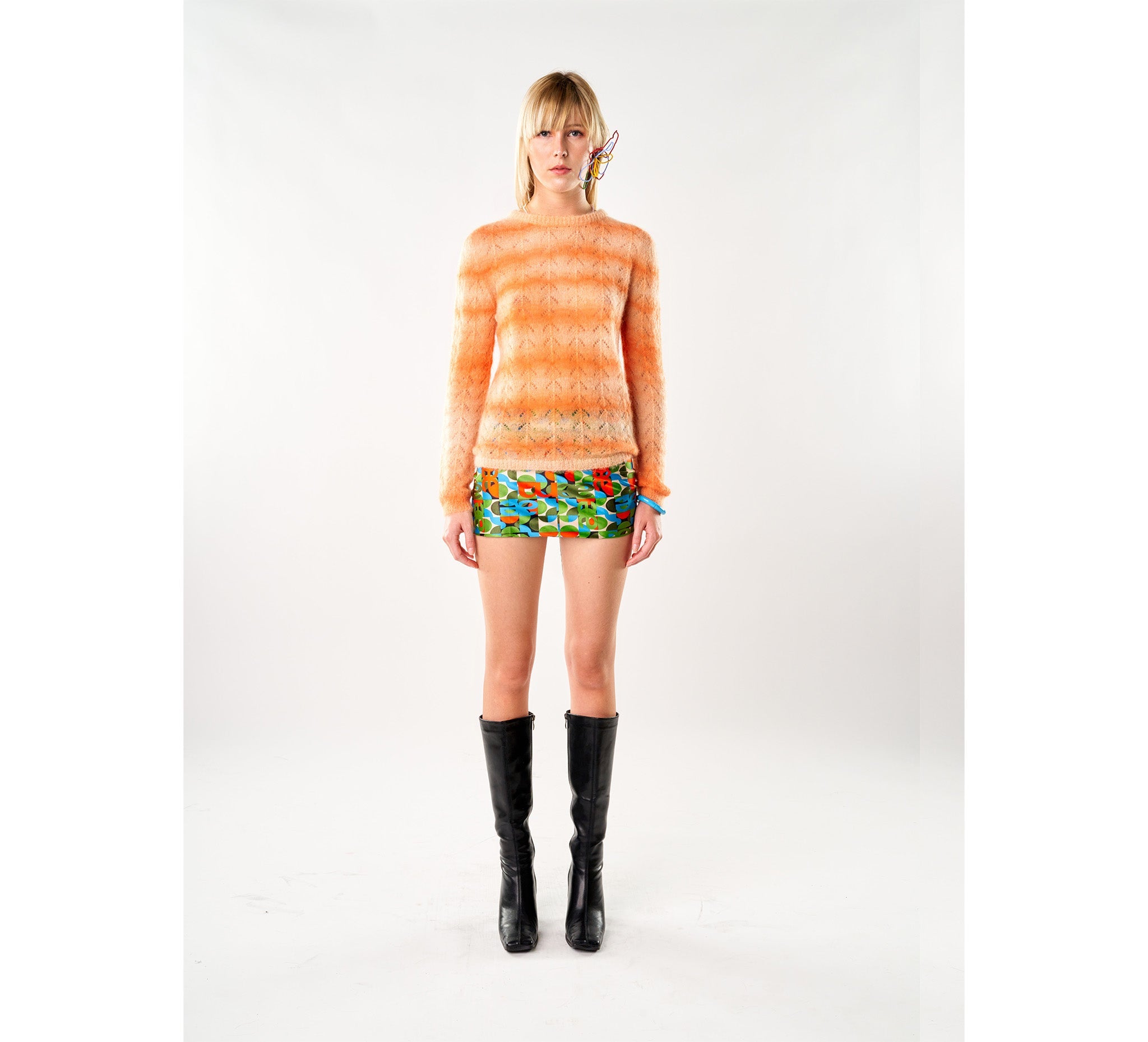 Moe Orange Sweater