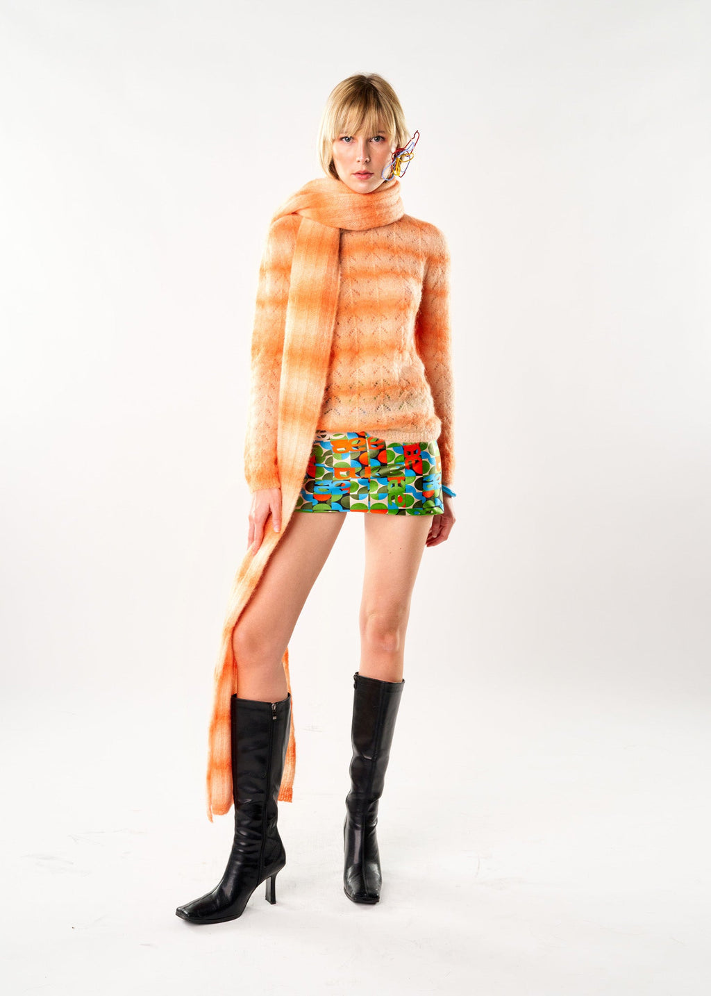 Moe Orange Sweater