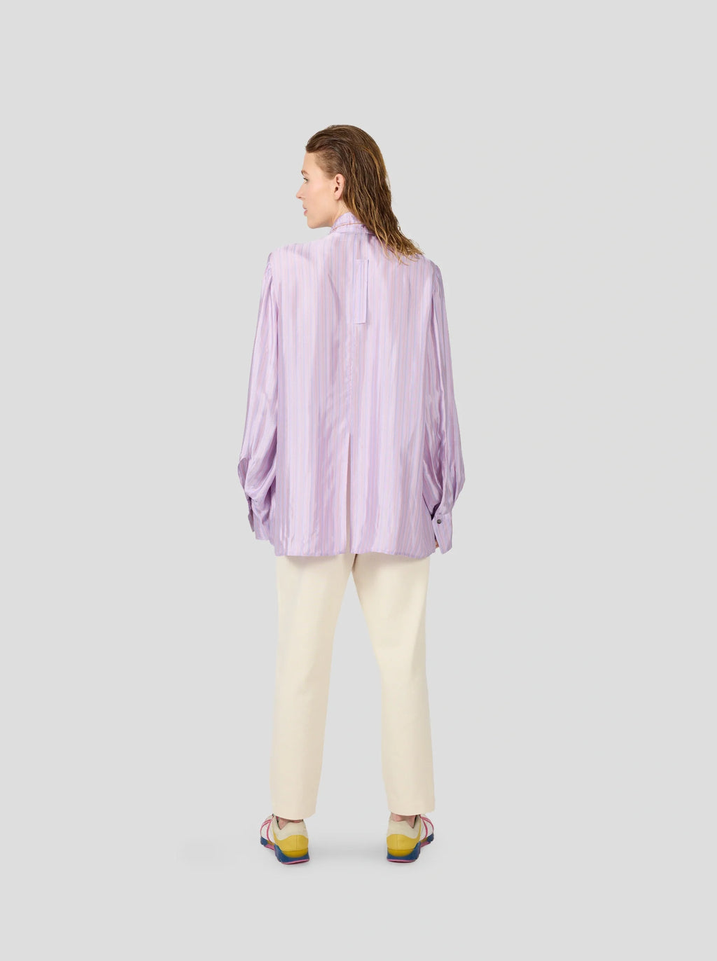 Chemise Mogador In Misty Stripes