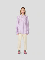 Chemise Mogador In Misty Stripes