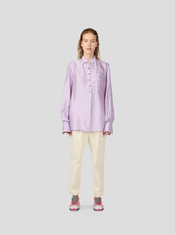 Camicia Mogador In Misty Stripes
