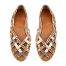 Couleur Pourpre - Sandalias Mohanna - Dorado