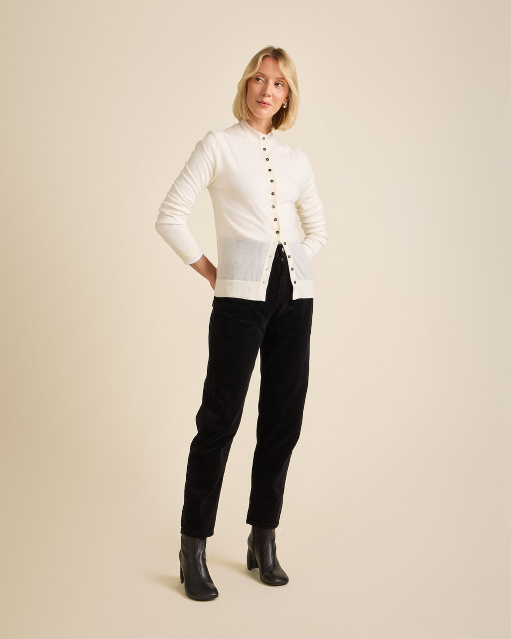 Mom Byxor Dam Svart