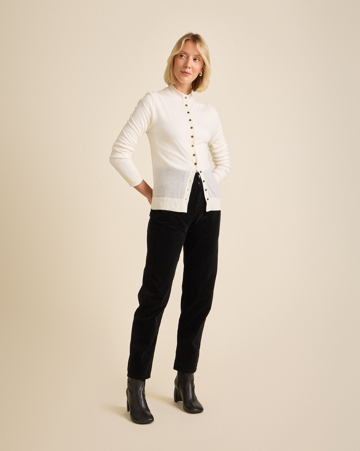 Mom Byxor Dam Svart