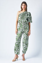 Top Mona - Green Bloom - Mujer