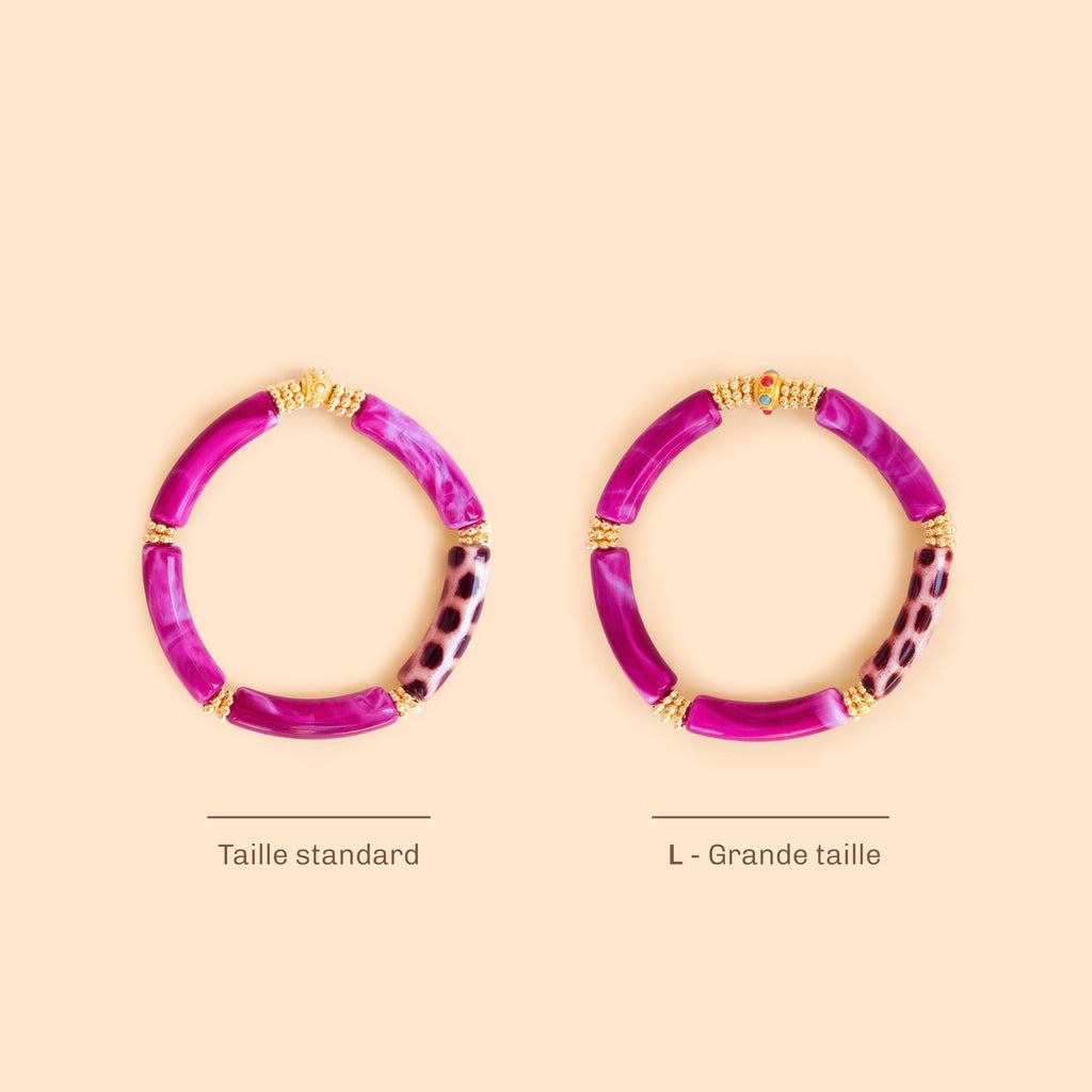Bracelet Juhu - Monochrome Grenat