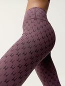 Legging Monogram - Dark Cherry - Femme