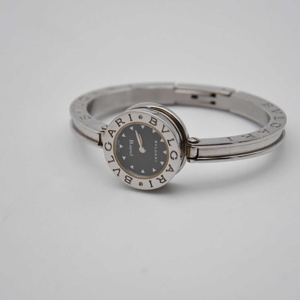 Reloj Bulgari B.Zero1 Bz22S Acero Esfera Negra Pulsera Rígida