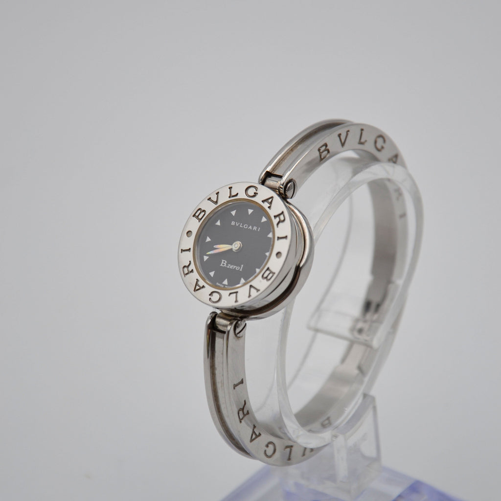 Reloj Bulgari B.Zero1 Bz22S Acero Esfera Negra Pulsera Rígida