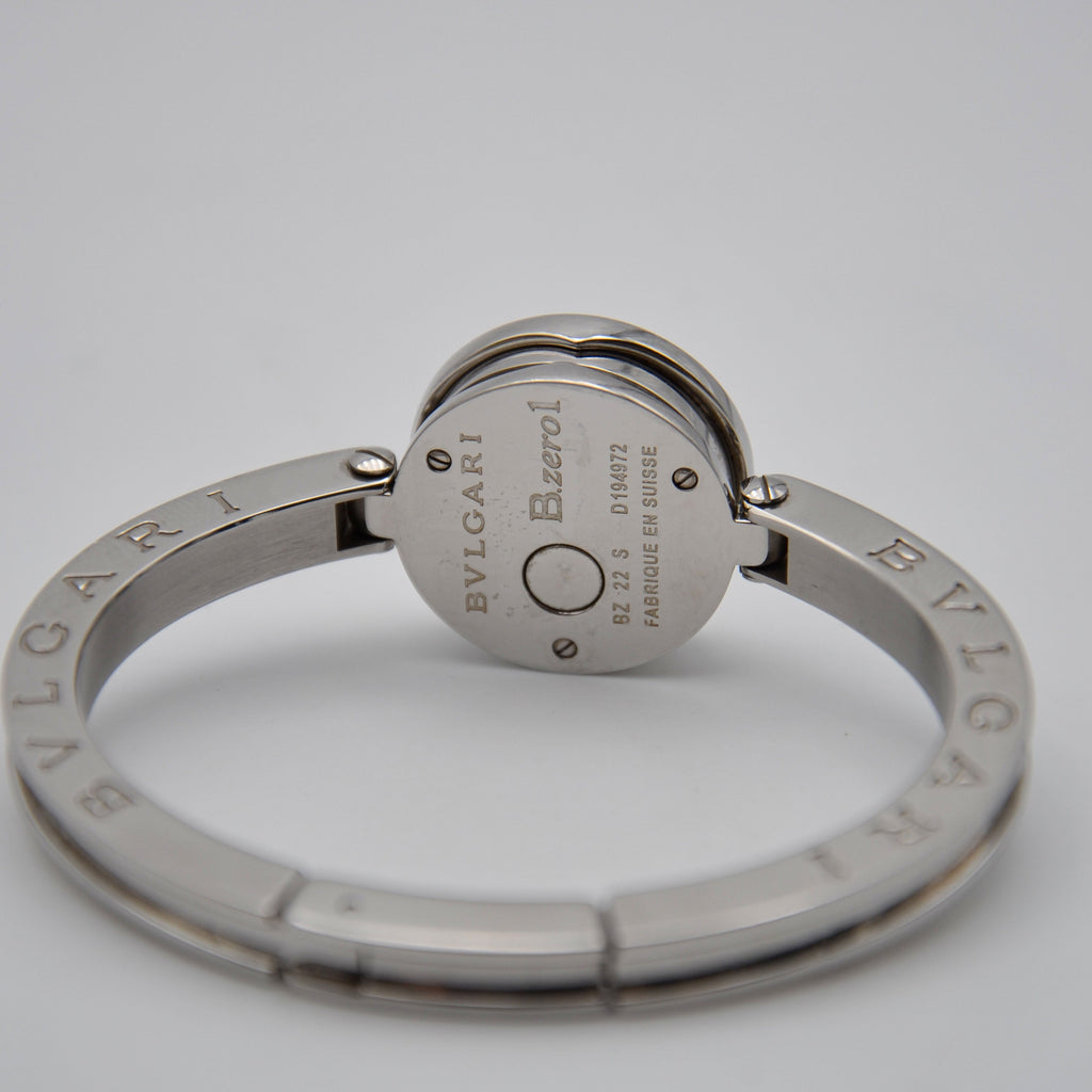 Reloj Bulgari B.Zero1 Bz22S Acero Esfera Negra Pulsera Rígida