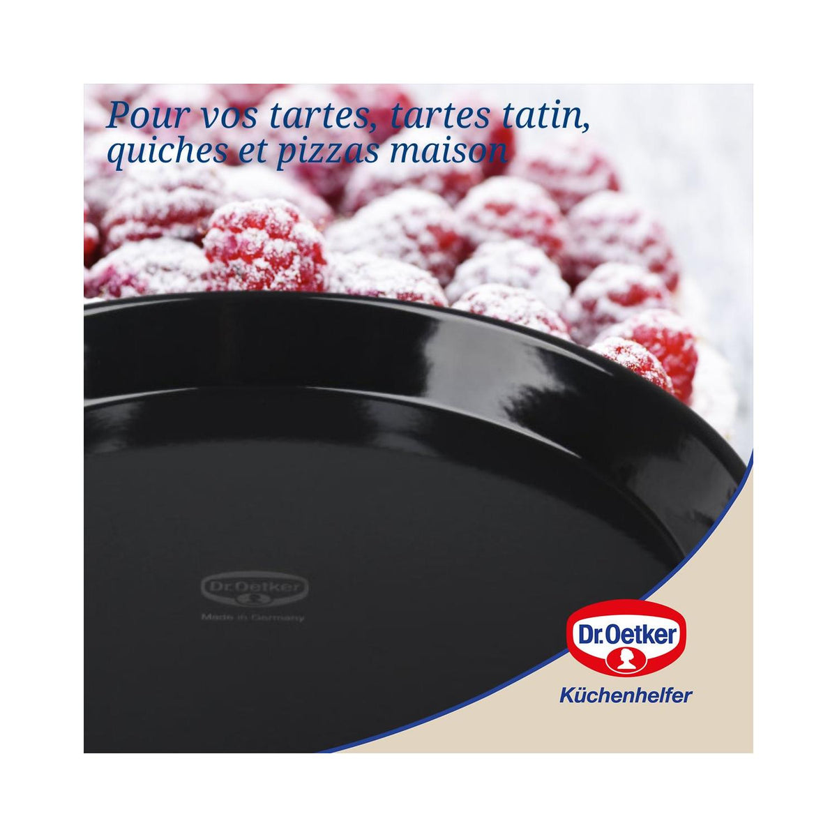 Fuente De Horno Para Tartas Y Pizzas Dr.Oetker Tradition - Negro