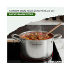 Faitout En Inox 18/10 Triply Fackelmann Vita3 - Inox