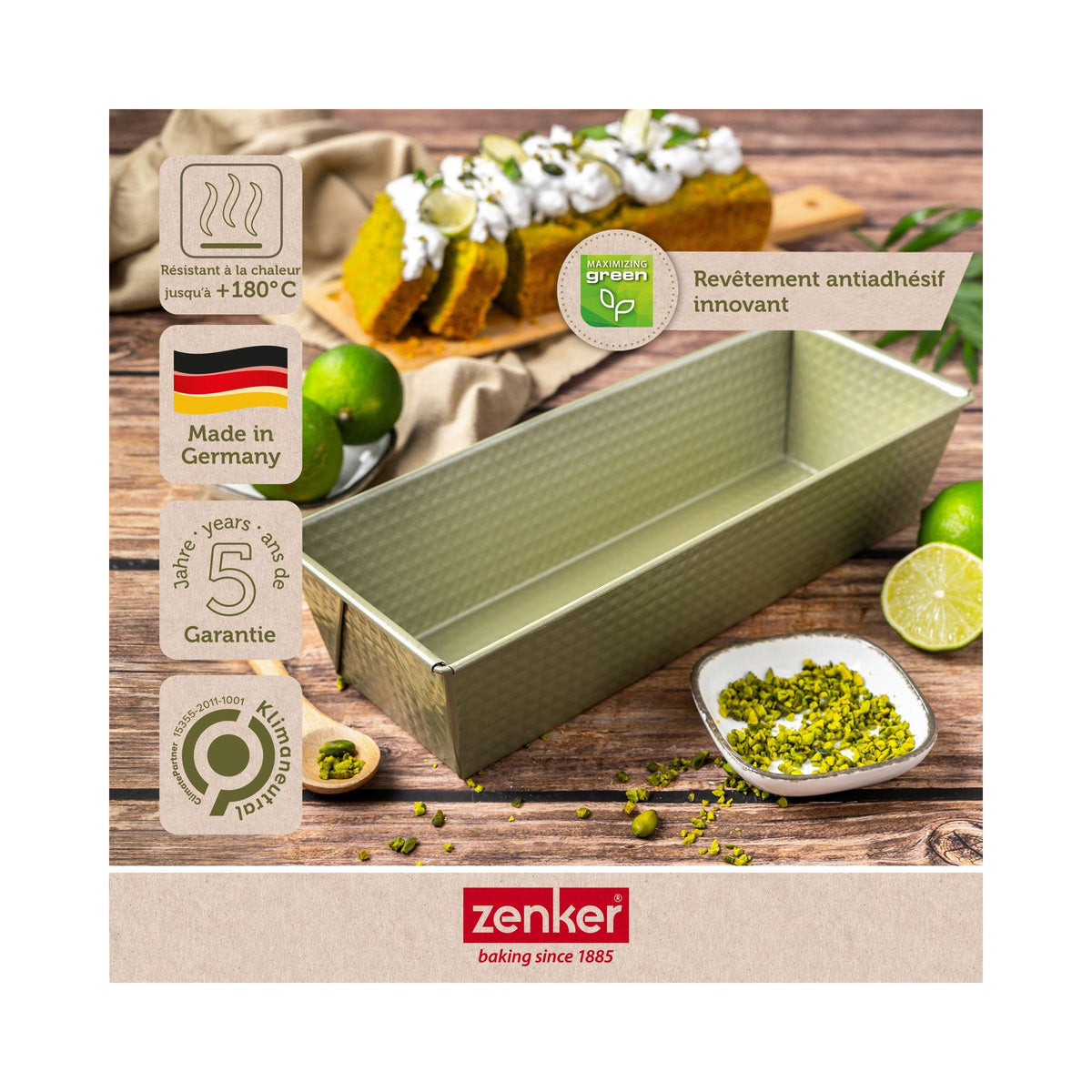 Moule À Cake Zenker Green Vision - Vert