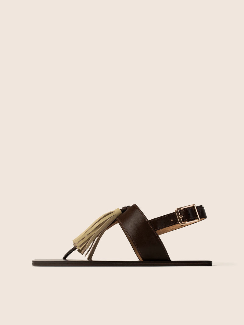 Chaussures Plates Glam Summer  - Brown