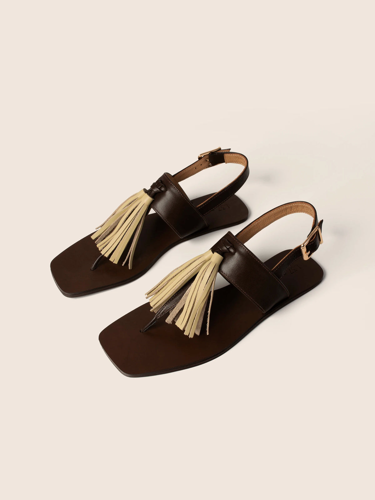Zapatos planos Glam Summer - Marrón