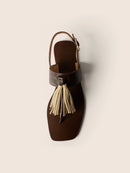 Chaussures Plates Glam Summer  - Brown