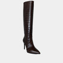 Bottes Clio Tuil Moonlight - Cuir Croco Marron