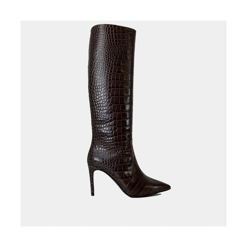 Bottes Clio Tuil Moonlight - Cuir Croco Marron