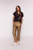 Moritzio Trousers - Gold