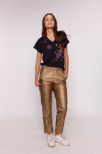 Moritzio Trousers - Gold