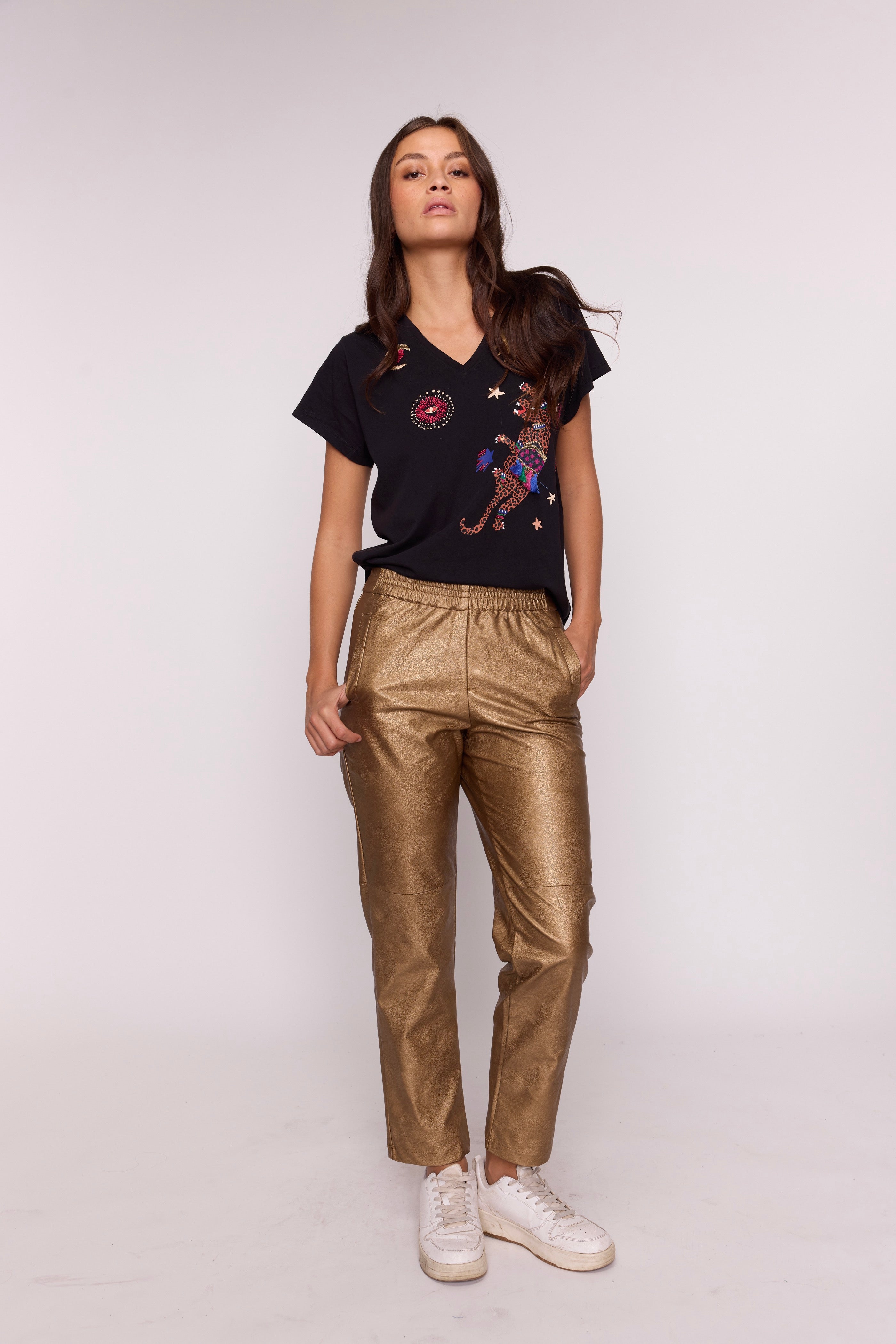 Moritzio Trousers - Gold