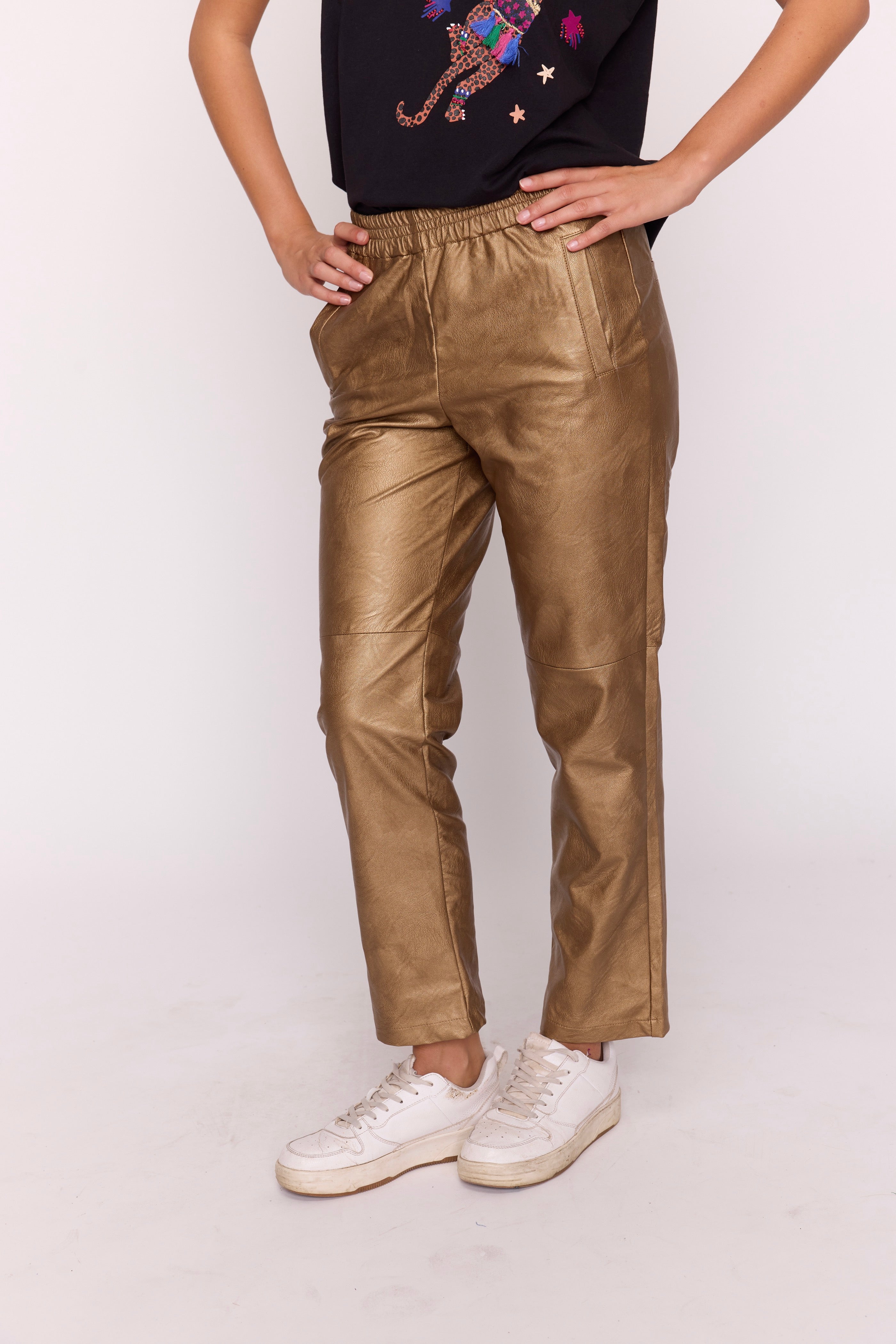 Moritzio Trousers - Gold