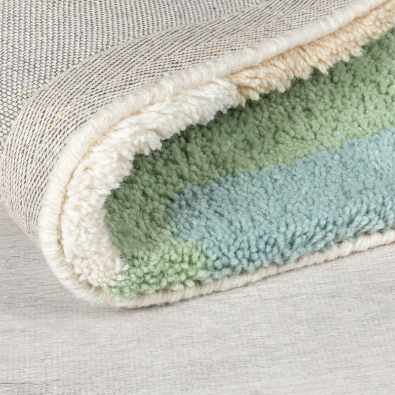 Tapis En Laine Shaggy Zagora Geo