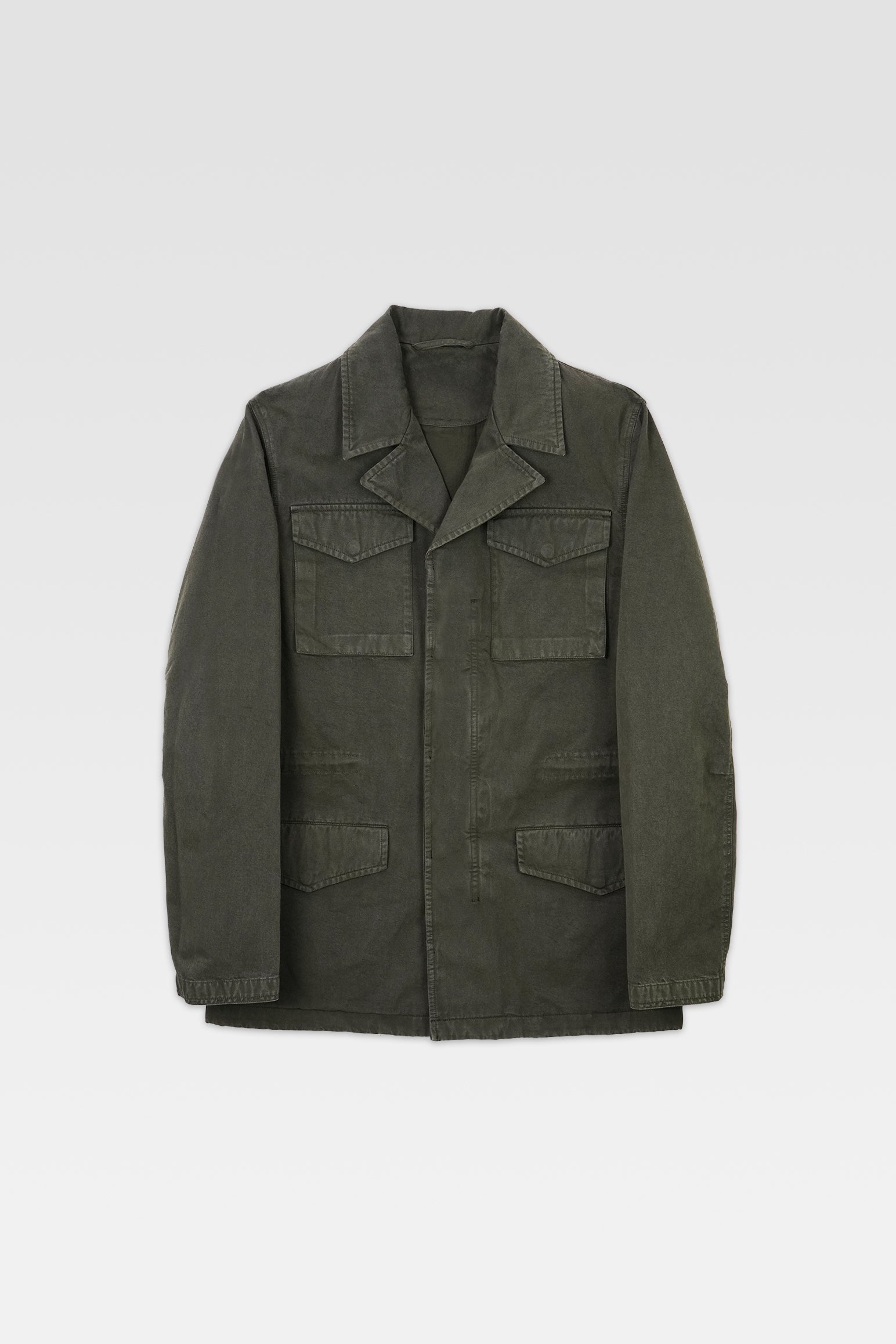 Morton Coat - Cotton Canvas - Dark Kaki