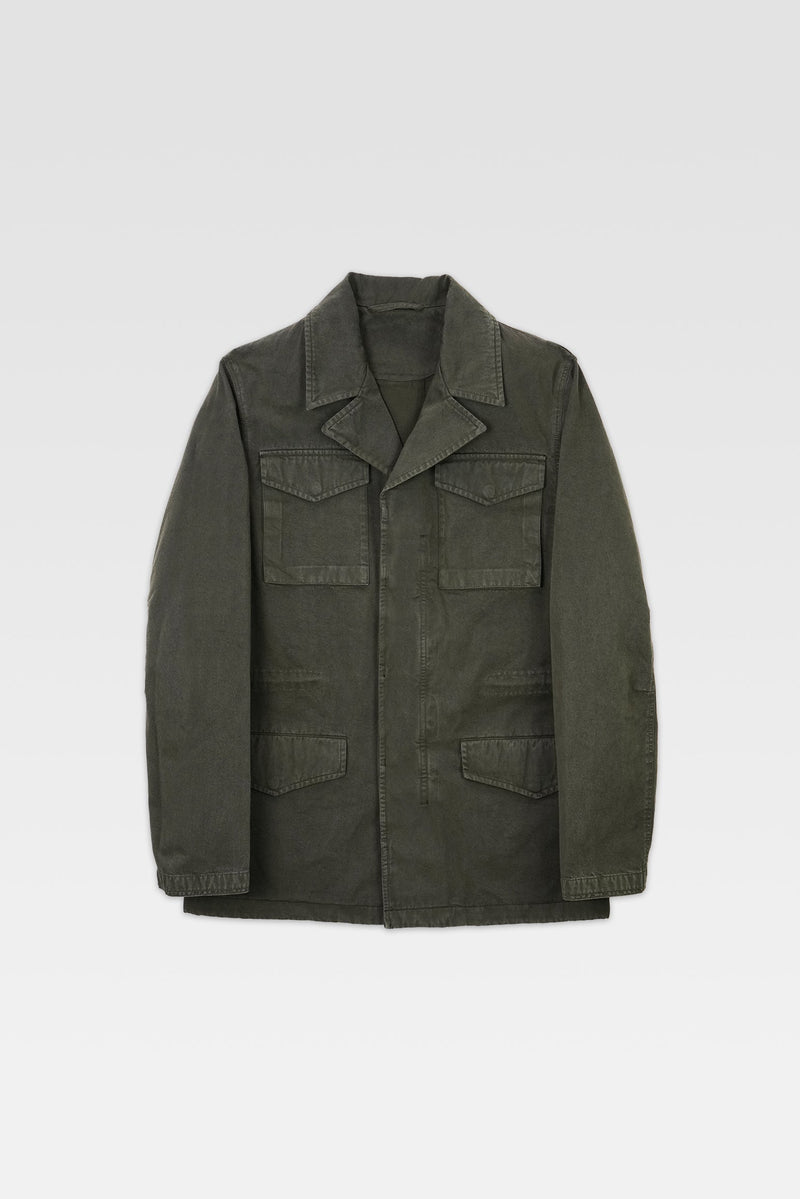 Morton Coat - Cotton Canvas - Dark Khaki