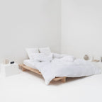 funda nórdica de alta gama en lino lavado blanco maison most