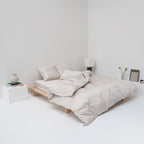 bed linen quality satin egyptian cotton beige maison most