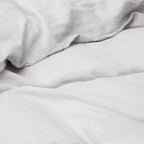 Drap Plat - En Lin Lavé 190G/M² - Gris Galet