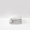 housse de couette haut de gamme satin coton egyptien gris maison most