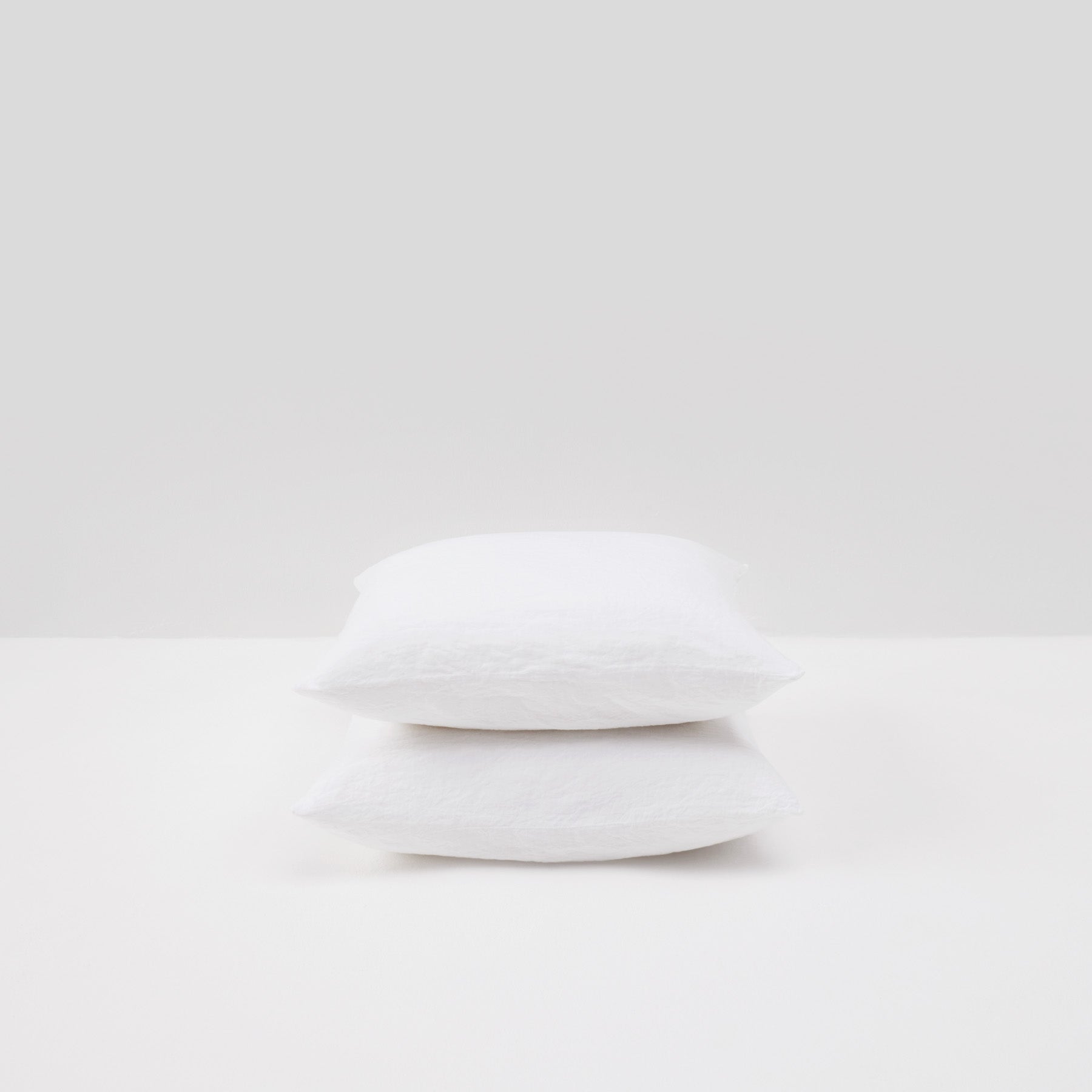 Funda de almohada lino lavado blanco portugal