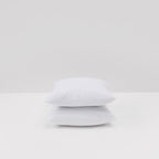 2 Taies D'Oreiller - En Percale De Coton Lavé 300 Fils - Blanc