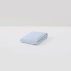 Flat Sheet - Washed Linen 190G/M² - Glacier Blue