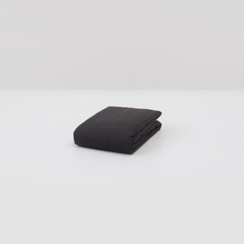 Drap Plat En Lin Lavé 190G/M² - Gris Graphite